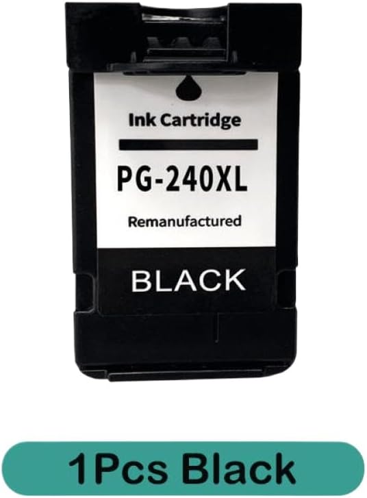 PG-240 CL-241 XL Compatible Ink Cartridge Set for MG2120 MG3120 MG3220 MX372 MX432 MX512 Printers (BK)